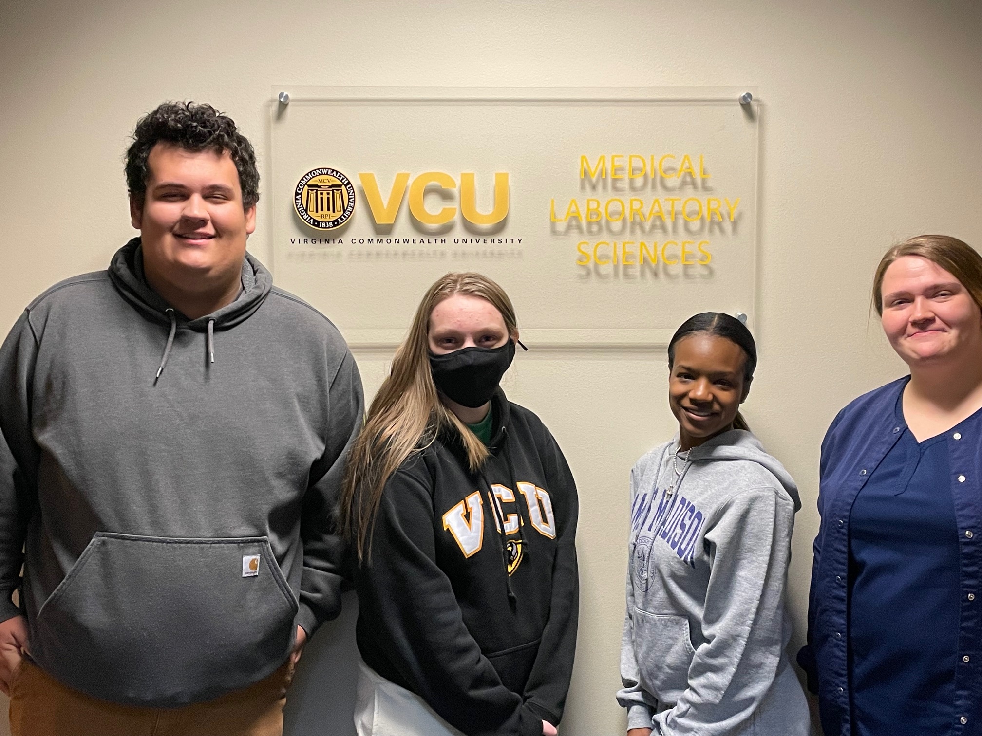 From left, Keller Anderson, Lillian West, Kaylah Sams and Amy Childress are members of the current junior class who received the CTF scholarship.